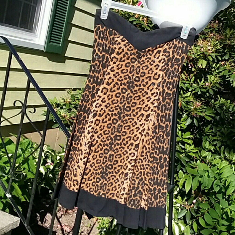 Leopard print dress